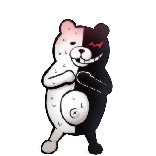 😍 Стикер «Monokuma Danganronpa stickers» для Telegram
