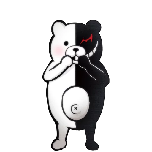 😌 Стикер «Monokuma Danganronpa stickers» для Telegram