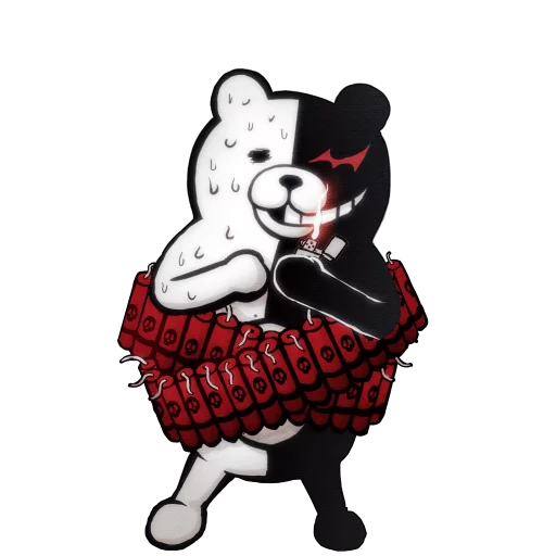 😜 Стикер «Monokuma Danganronpa stickers» для Telegram
