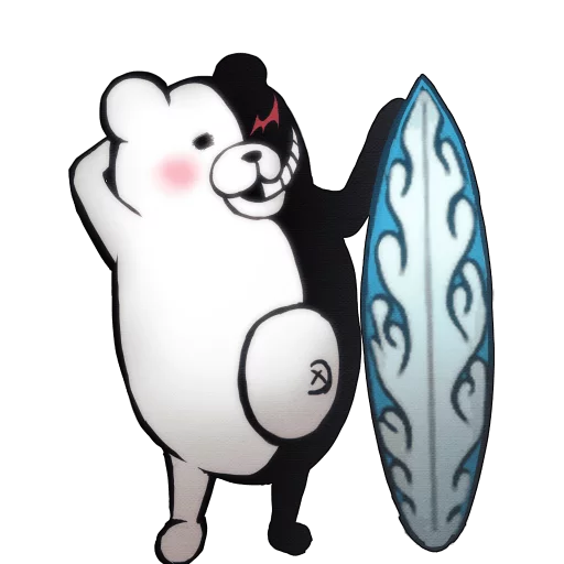 😇 Стикер «Monokuma Danganronpa stickers» для Telegram