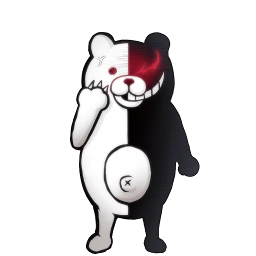 😠 Стикер «Monokuma Danganronpa stickers» для Telegram