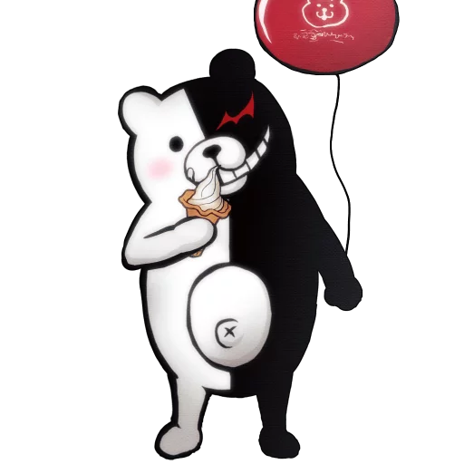 😎 Стикер «Monokuma Danganronpa stickers» для Telegram