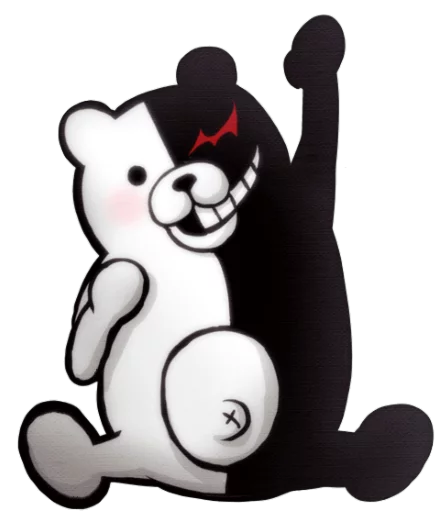 🖐 Стикер «Monokuma Danganronpa stickers» для Telegram