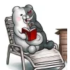 Стикер 50 Monokuma