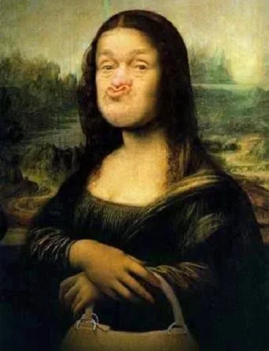 😘 Стикер «Monolisa» для Telegram