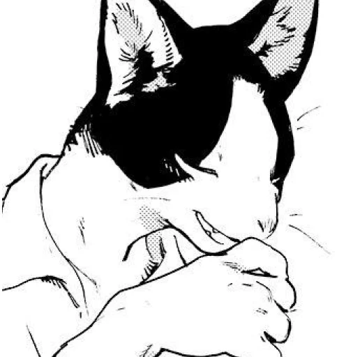 😺 Стикер «Monotone Blue» для Telegram