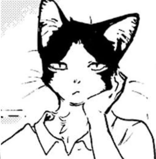😐 Стикер «Monotone Blue» для Telegram