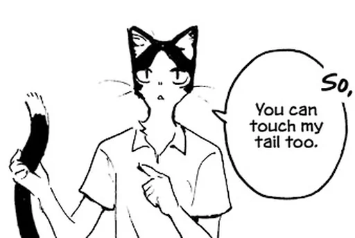 🐱 Стикер «Monotone Blue» для Telegram