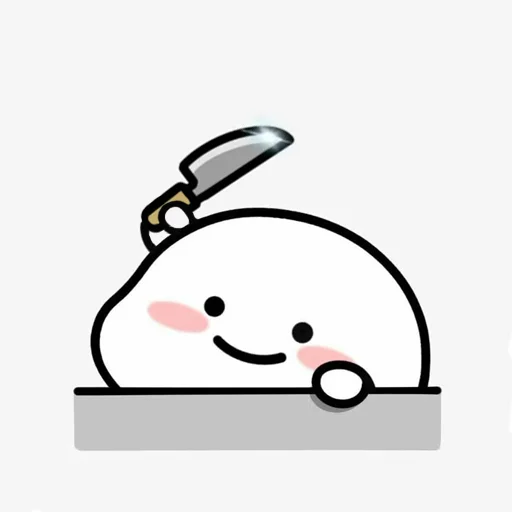 🔪 Стикер «Qu» для Telegram