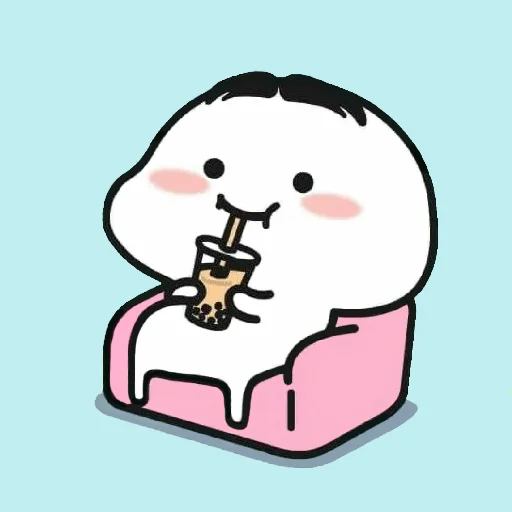🧋 Стикер «Qu» для Telegram
