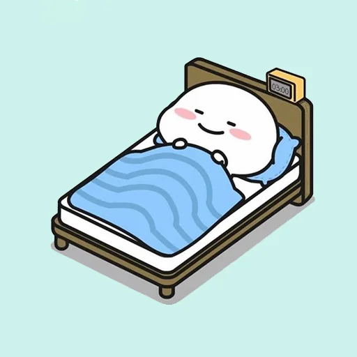 🛌 Стикер «Qu» для Telegram