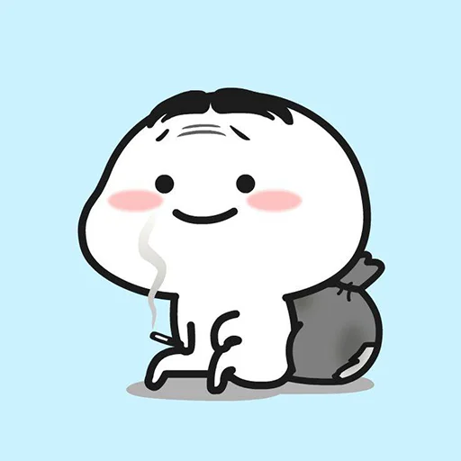 😵 Стикер «Qu» для Telegram