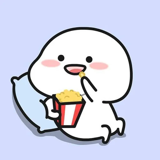 🍿 Стикер «Qu» для Telegram
