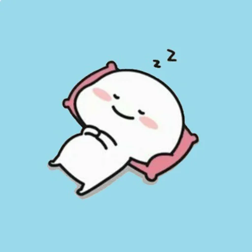 🛌 Стикер «Qu» для Telegram