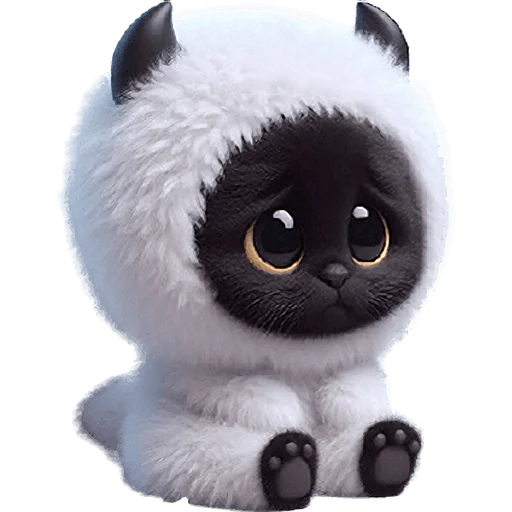 🥺 Стикер «Монстры котики 3» для Telegram
