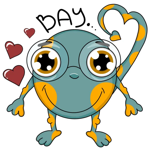 😍 Стикер «Монстрик Бу» для Telegram