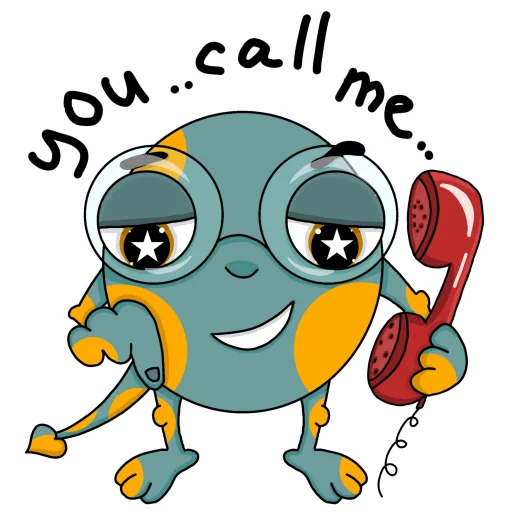 🤳 Стикер «Монстрик Бу» для Telegram