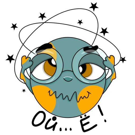 🥴 Стикер «Монстрик Бу» для Telegram