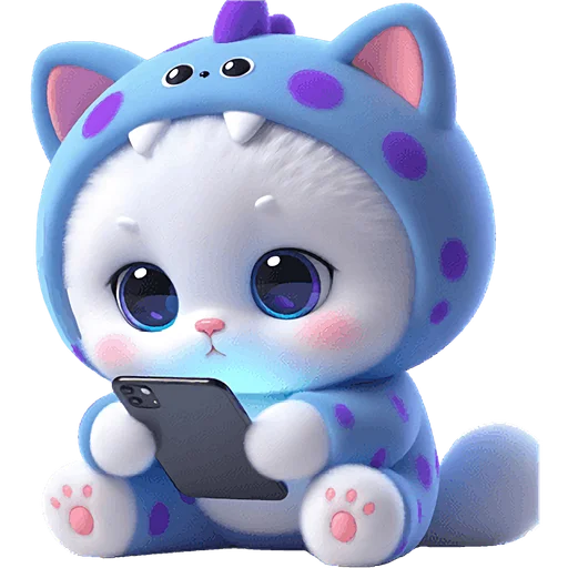 📱 Стикер «Монстр Кэтти» для Telegram