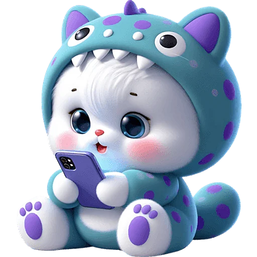 📱 Стикер «Монстр Кэтти» для Telegram