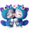 🥰 Эмодзи «Монстр Кэтти» для Telegram