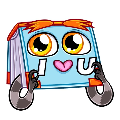 ❤️ Стикер «Монстрбук» для Telegram