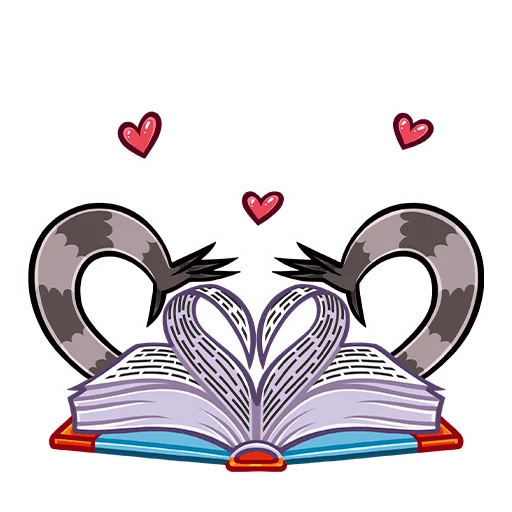 ❤️ Стикер «Монстрбук» для Telegram