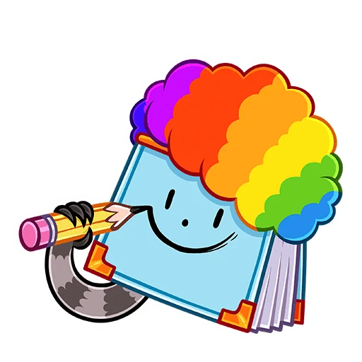 🤡 Стикер «Монстрбук» для Telegram