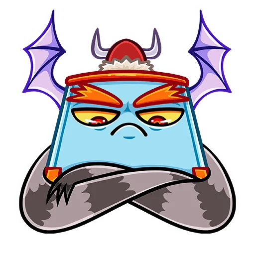 😈 Стикер «Монстрбук» для Telegram