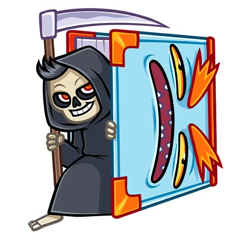 💀 Стикер «Монстрбук» для Telegram