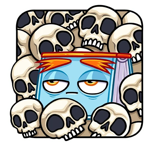 😒 Стикер «Монстрбук» для Telegram