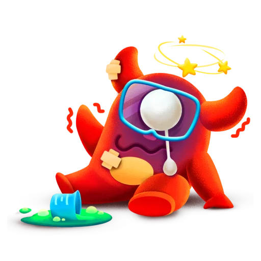 😨 Стикер «Monster Box» для Telegram