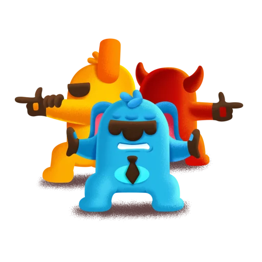 🔫 Стикер «Monster Box» для Telegram