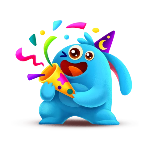 🥳 Стикер «Monster Box» для Telegram