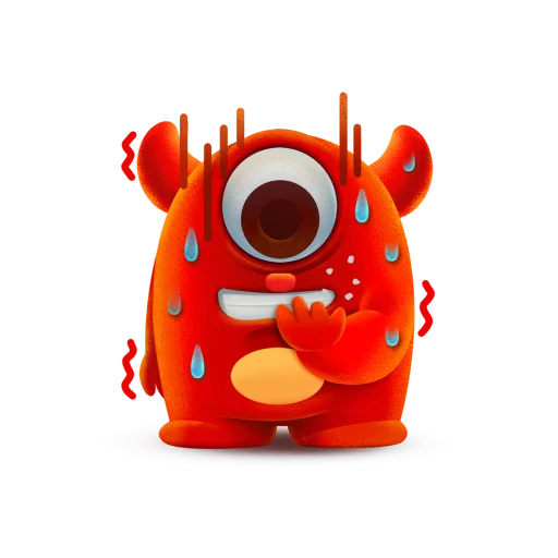😱 Стикер «Monster Box» для Telegram