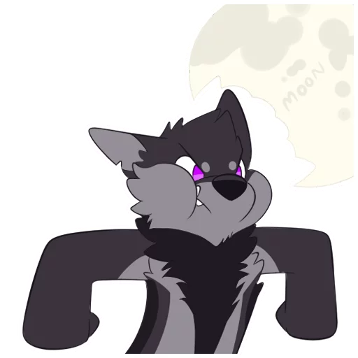 🌕 Стикер «Monster Dog» для Telegram