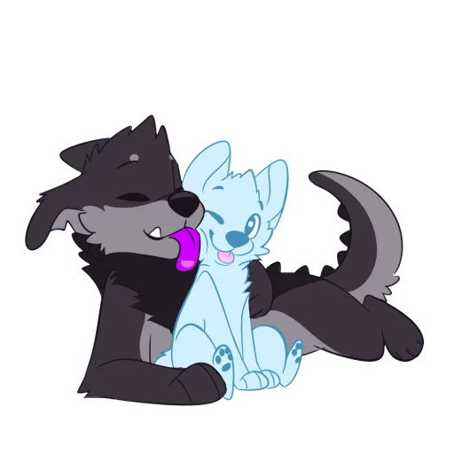 👅 Стикер «Monster Dog» для Telegram