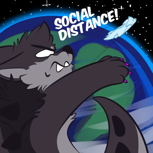 🥏 Стикер «Monster Dog» для Telegram