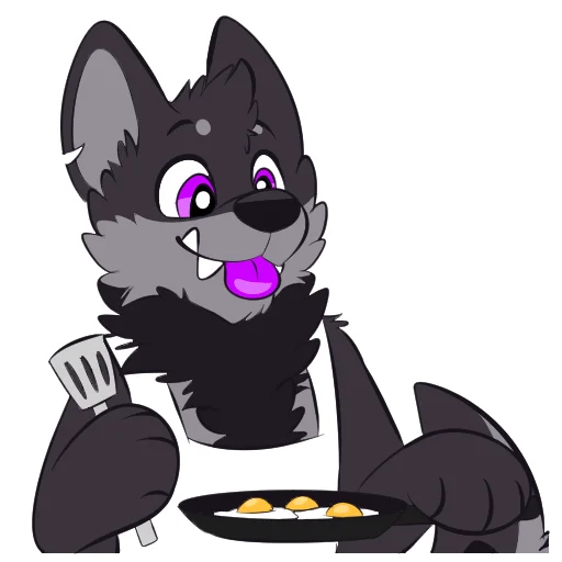 👨‍🍳 Стикер «Monster Dog» для Telegram