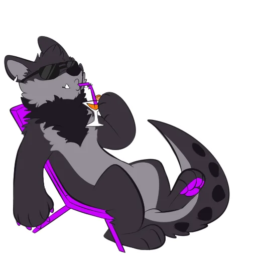 🍹 Стикер «Monster Dog» для Telegram