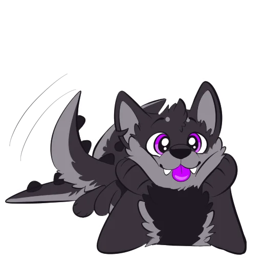 😊 Стикер «Monster Dog» для Telegram