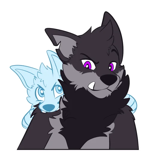 🦷 Стикер «Monster Dog» для Telegram