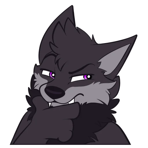 🤔 Стикер «Monster Dog» для Telegram