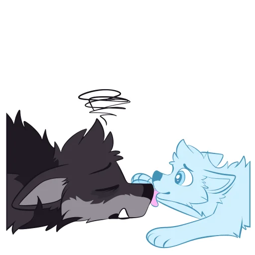 🫂 Стикер «Monster Dog» для Telegram