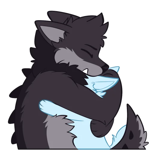 🫂 Стикер «Monster Dog» для Telegram