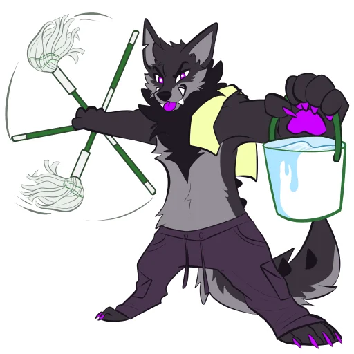 ✨ Стикер «Monster Dog» для Telegram