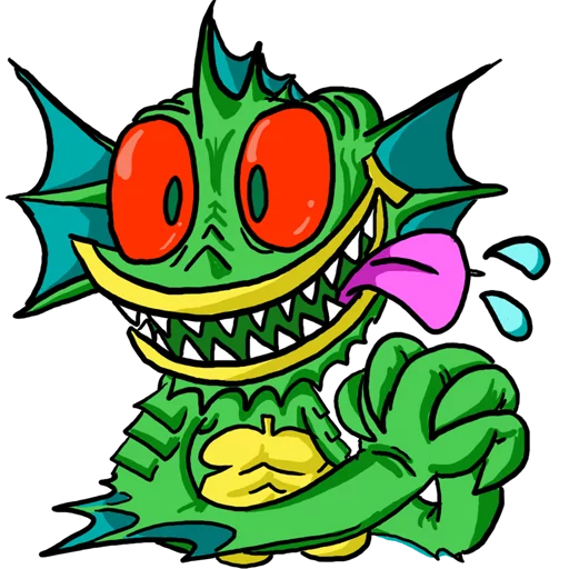 😋 Стикер «Monster Mash» для Telegram