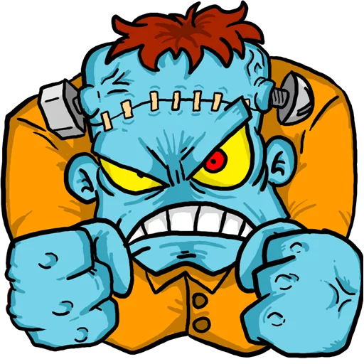 😠 Стикер «Monster Mash» для Telegram