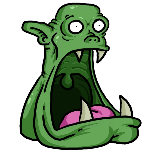 😧 Стикер «Monster Mash» для Telegram
