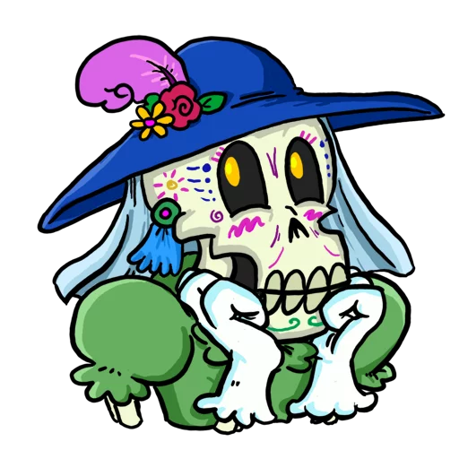 💀 Стикер «Monster Mash» для Telegram